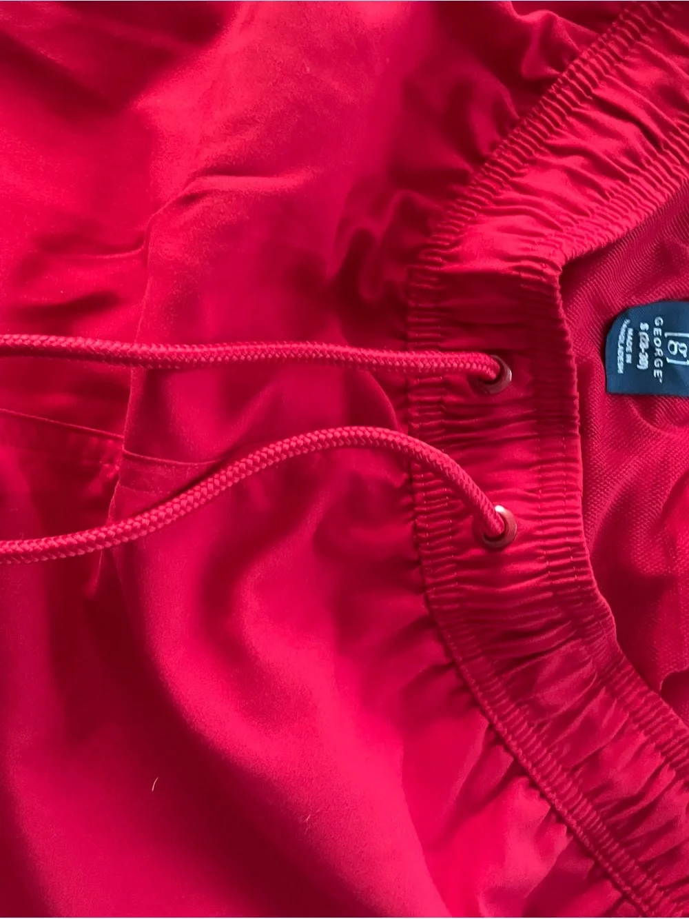 George Bright Red Women's Drawstring Bermuda Shorts
